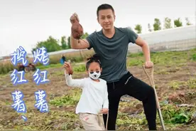 孙俪全家乡村干农活，扛锄头下地烧柴没架子，邓超暴瘦模样认不出图片