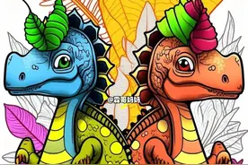 各种儿童创意绘画合集，色彩鲜艳，线条超赞！赶紧快收藏！图片