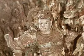 视觉震撼！中国寺庙第一韦陀菩萨像——山西平遥双林寺韦陀菩萨图片