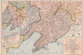 1917年，辽宁省老地图，精确到村镇，能找到你老家吗？图片