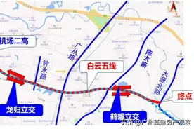 广州新白云国际机场第二高速公路南段龙归至大源段进展情况图片