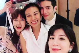 不愧是萧敬腾的菜，大14岁未婚妻职场打扮气场足，淡妆撞脸贾静雯图片