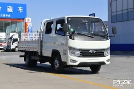 能拉人能载货，自带减震座椅，柴油动力双排领航S1能拉近2吨货图片