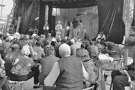 建国前后的乡村戏曲活动图片