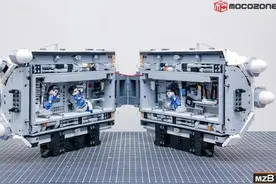 「积木评测」这个天和核心舱确实细致！用3000+颗粒做了大柱段图片