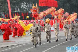 驻筑武警官兵贺新春！“潮玩军营”的春节这样过→图片