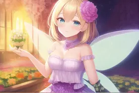 数画AI绘画制作生成的二次元美女，一场来自异世界的”维密“秀图片