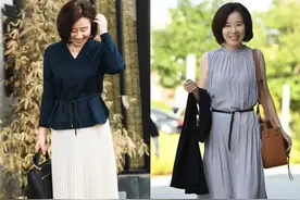 50、60岁女人别乱穿！夏天穿“香云纱衫”更高级，看着就贵气体面图片