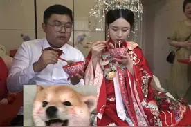 女子晒婚礼现场，与新郎外貌差距较大遭质疑，网友：成年人的选择图片