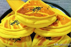 这道粗粮小饼太香了，粗细搭配，健脾养胃好消化，外脆里软真香图片