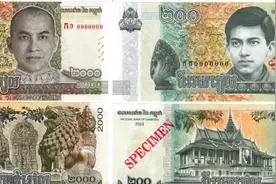 柬埔寨发行200瑞尔、2000瑞尔新钞票图片