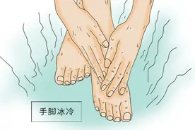 手脚心发热，还是那种“滚烫”的感觉，就喜欢放地板上，怎么办？图片
