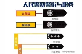 一图看懂警察身上的“杠杠”到底啥意思，别再问他是不是领导！图片