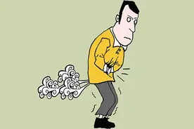 男高管每天放屁次数至少10次，被确诊肠癌，放屁多是肠癌信号？图片