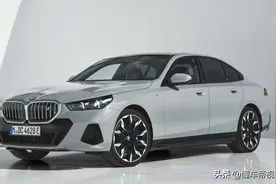 新车 | 全新第八代宝马5系发布，推出电动i5，前脸激进/7系同款内饰图片