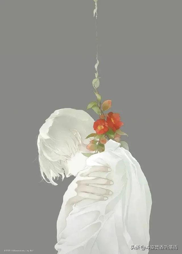 每个人都会有讨厌自己的时候 治愈系情感美文插画句子