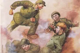 连环画《掩护》，绘画张清岩图片