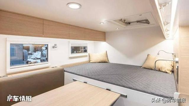 全新奔驰中卡房车，5.1T四驱带三把锁越野力够强，车内足有10平米