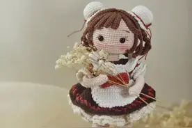 钩针图解：仲秋洋娃娃图片