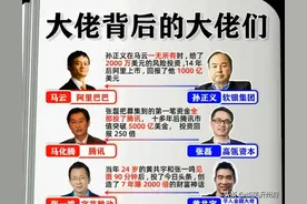 大佬背后的大佬们！马云背后的孙正义就够牛了，没想到还有更牛的图片