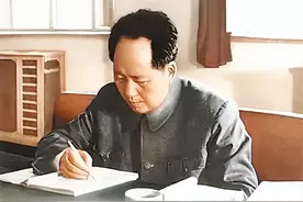 毛泽东：胸罗文章兵百万图片