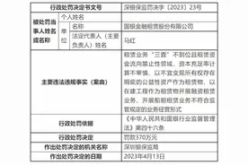 国开行旗下国银金租被罚370万，因租赁资金流向禁止性领域等图片