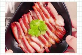 老婆买了2斤梅花肉，让我做蜜汁叉烧，只需4步，鲜甜焦香风味足图片