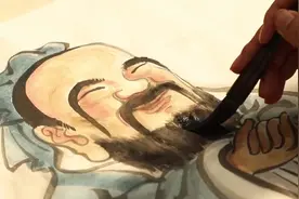 半岛V视 | 传统漫画弘扬传统文化，水墨漫说孔子，让经典永流传图片