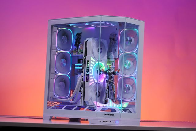 11月全白主流装机配置：9700X+X870M冰雕+5080HOF海景房主机