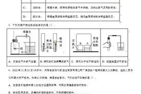 湖北省武汉市2022-2023学年上学期元调模拟九年级化学试题（二）图片