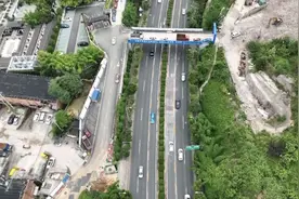 北二环杨柳井立交路段占道施工！交警：高峰时段建议绕行图片