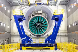 世界上最大的航空发动机UltraFan打造完毕 准备进行测试图片