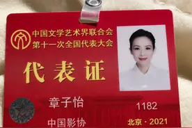 章子怡罕见“央视脸”颜值封神！晒绝美证件照，盘发穿衬衣美上天图片