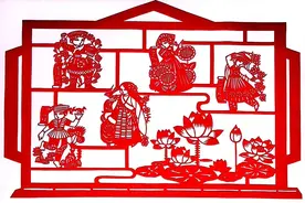 56个民族非遗剪纸图片