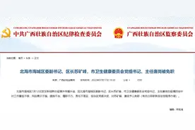 北海市海城区两名官员被予以免职图片