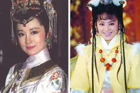 同样演“大玉儿”，把潘迎紫和宁静放在一起对比，差距就出来了图片