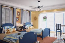 一个房间两张床怎么布置？这几种方法将卧室焕然一新，温馨有品位图片