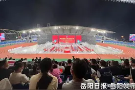 湖南省第十四届运动会在岳阳开幕图片