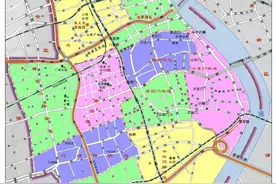 上海市黄浦区原本由三区组成，前景依次是原南市、原黄浦、原卢湾图片