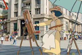 咚！江汉路被打破了次元壁！图片