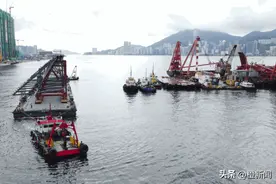 启德体育园主场馆开合式上盖钢构件全部抵港，主要设施明年底前竣工图片