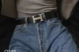 爱马仕极简H皮带，为穿搭多一分利落率性图片
