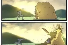 毁童年小漫画《三只小猪》，真的是一秒打回原型！图片