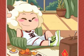 “喜灰”谐音梗海报绝了，懒羊羊躺平、喜儿派红包，贺年必备系列图片