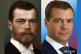 惊人的相似：梅德韦杰夫与末代沙皇尼古拉二世是什么关系？图片