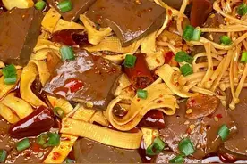 鸭血这样做也太香太下饭了吧图片