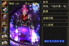 天龙怀旧服：华山论7级天山三岁最新装备，曾11万元拿下花榜！图片