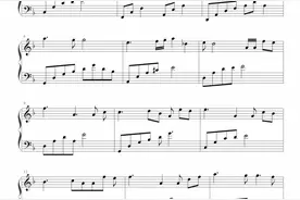 月半小夜曲，钢琴谱简单版，李克勤，曲谱分享图片