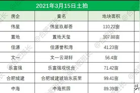 2021年合肥土拍成绩单出炉，共有51宗5780.52亩涉宅地块入市图片