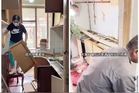她收回脏乱出租房，将这间老破小“穷装”翻新，前后差别太大了图片